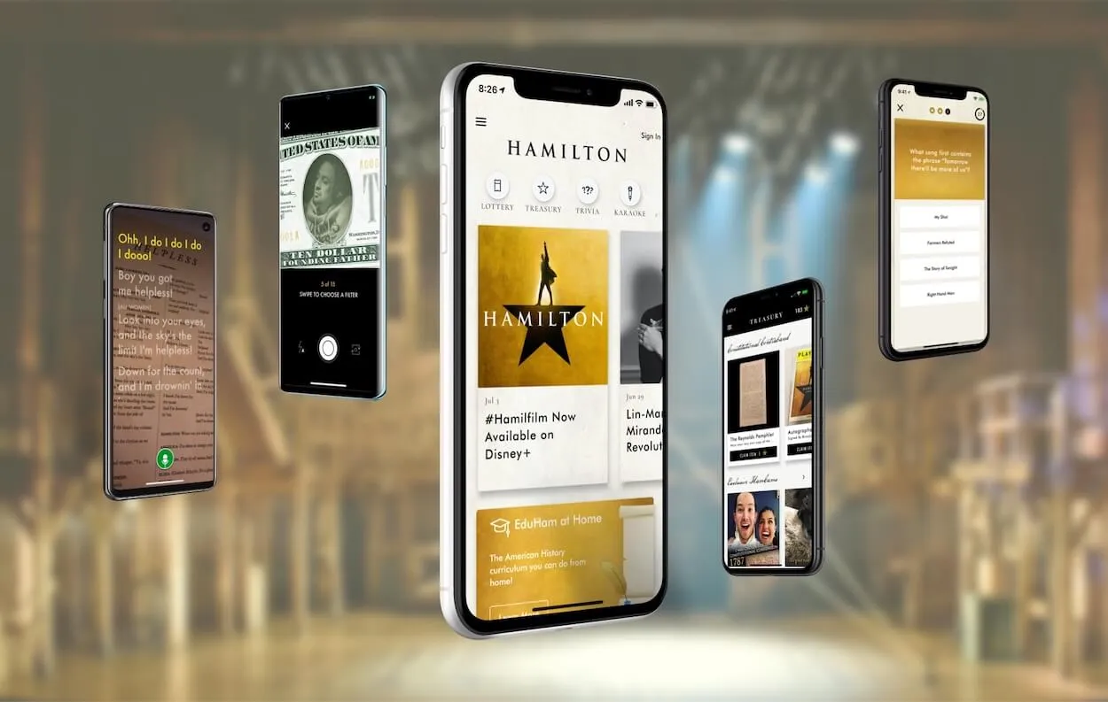 The Hamilton app built with Flutter